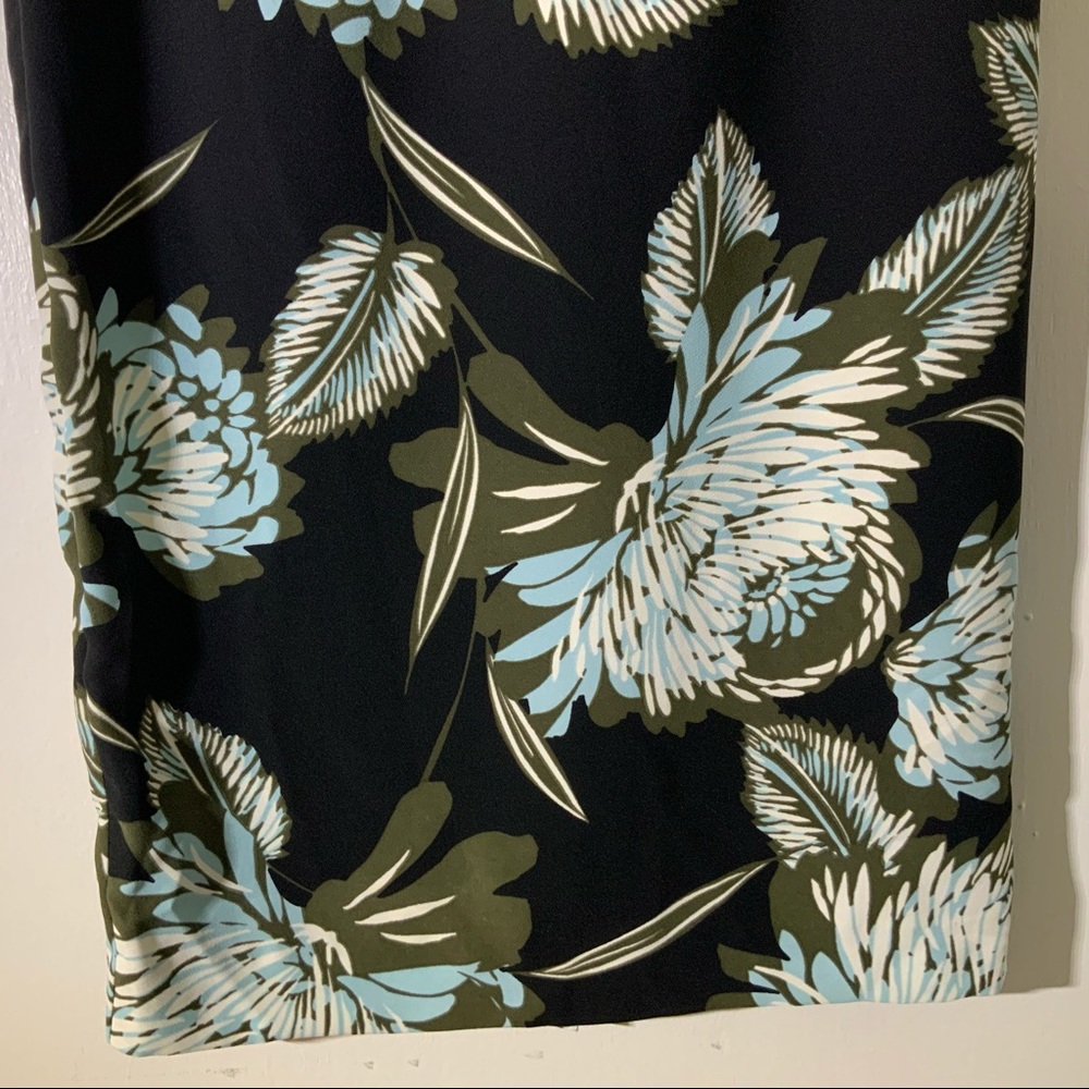 Who What Wear Black Floral Pencil Skirt - Picture 5 of 9